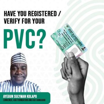 Ayegun voters campaign