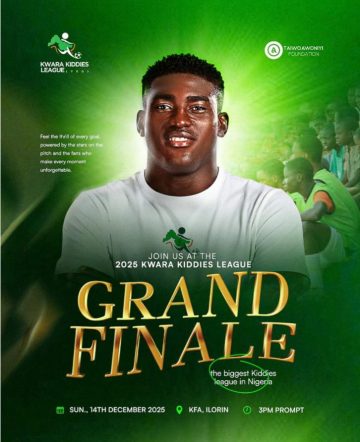 Kwara kidimdies league flyer